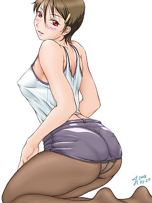 Drawn pantyhose pics